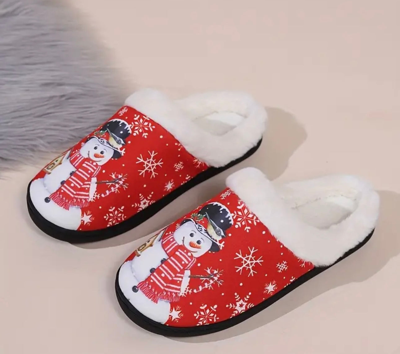 Cozy Christmas Slippers