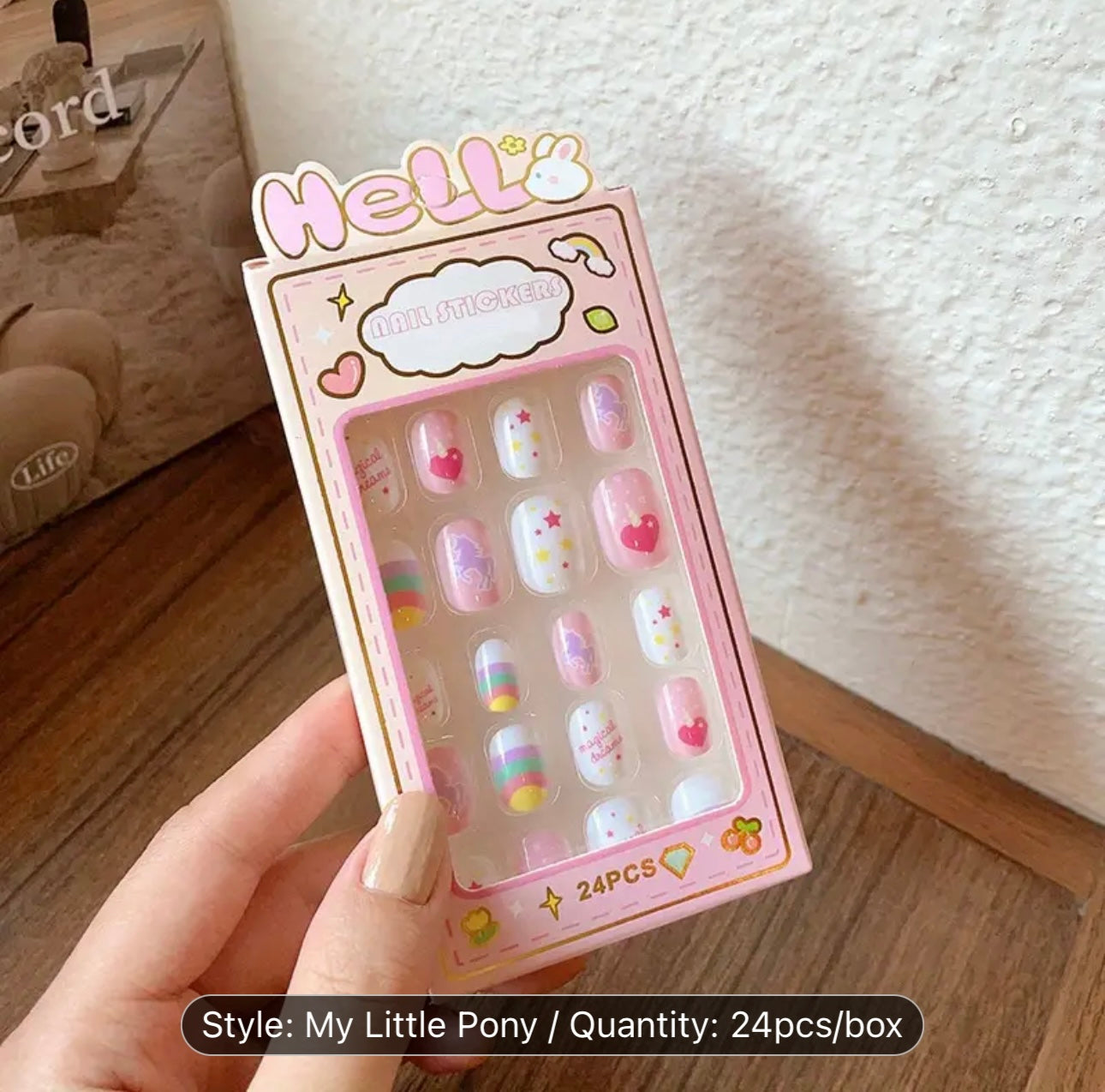 12 or 24 pcs Short Oval False Nails