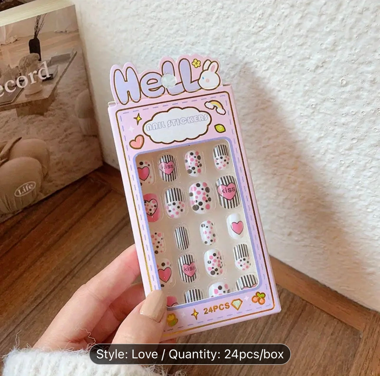 12 or 24 pcs Short Oval False Nails