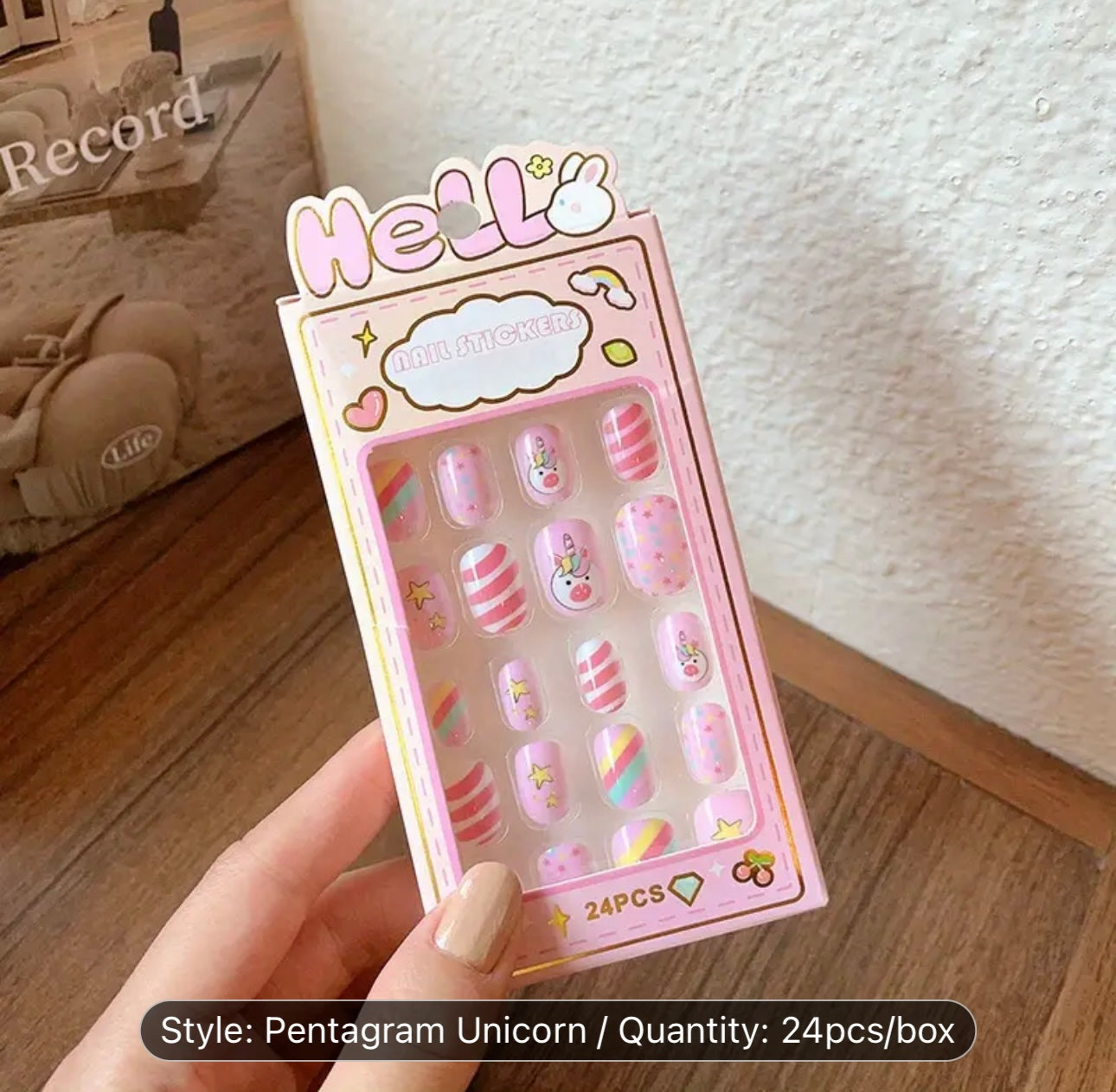12 or 24 pcs Short Oval False Nails