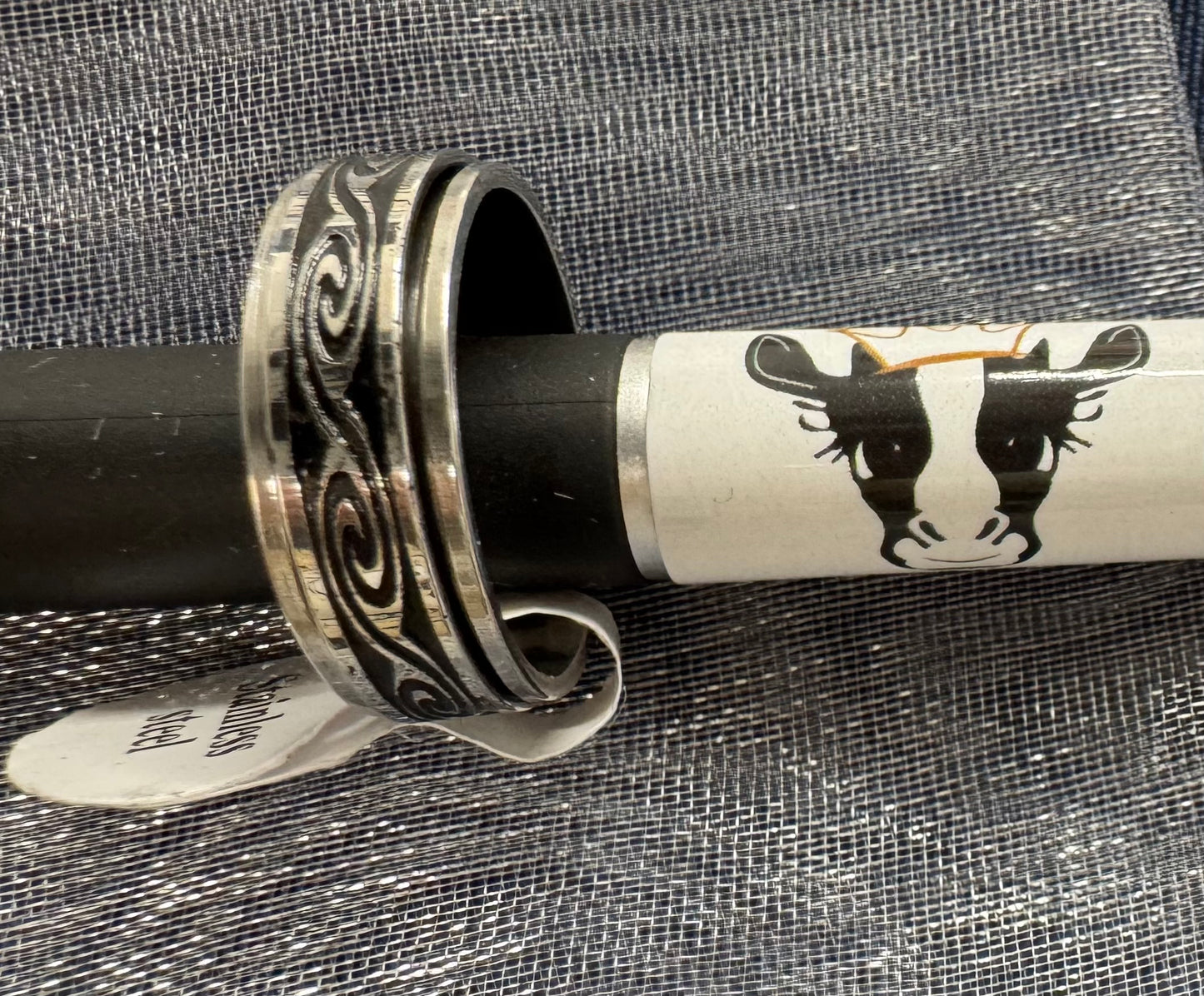 Vintage Style Stainless Steel Fidget Rings