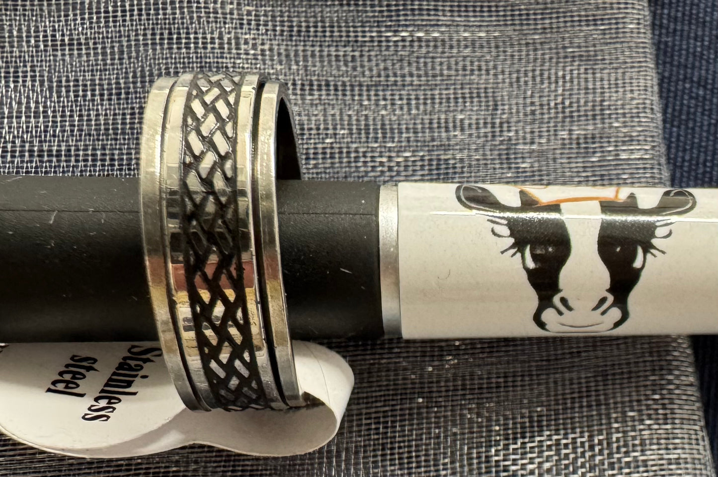 Vintage Style Stainless Steel Fidget Rings