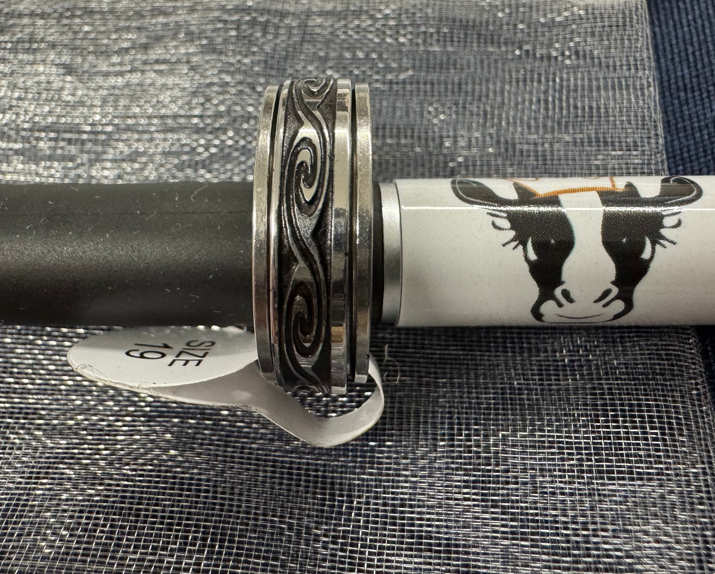 Vintage Style Stainless Steel Fidget Rings