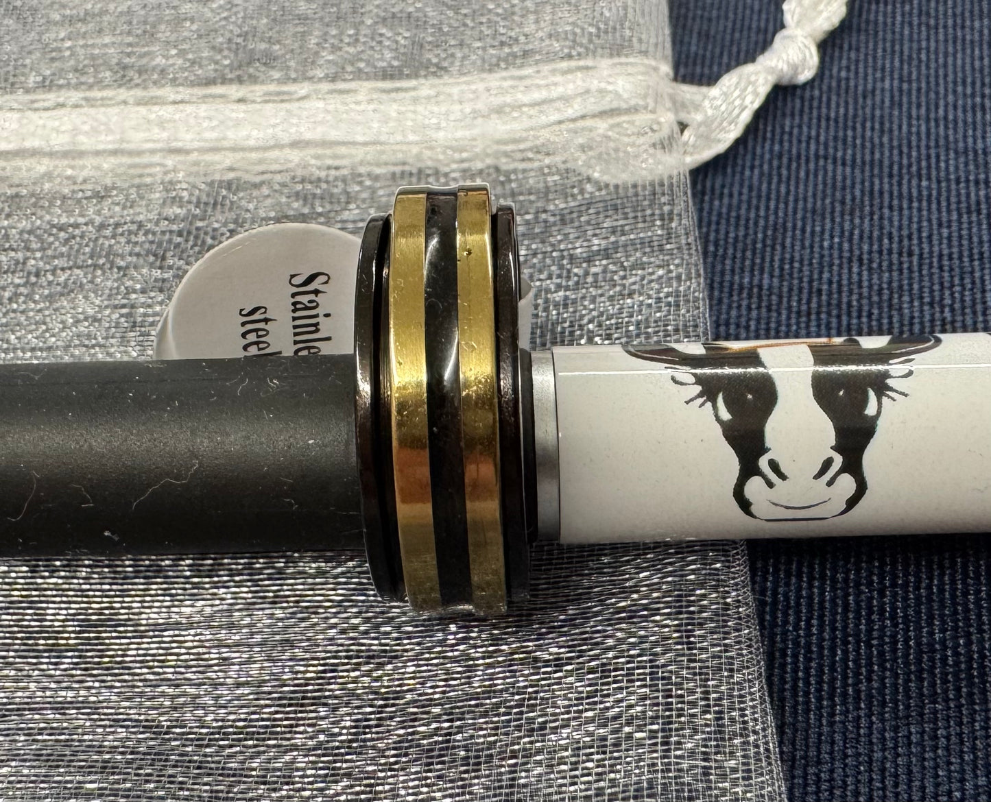 Vintage Style Stainless Steel Fidget Rings 2
