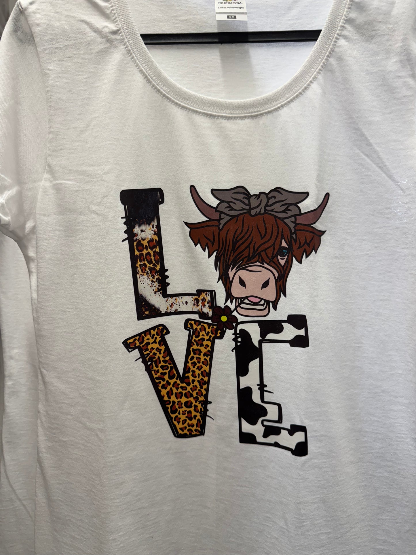 Ladies/Girls T Shirts Pre Printed