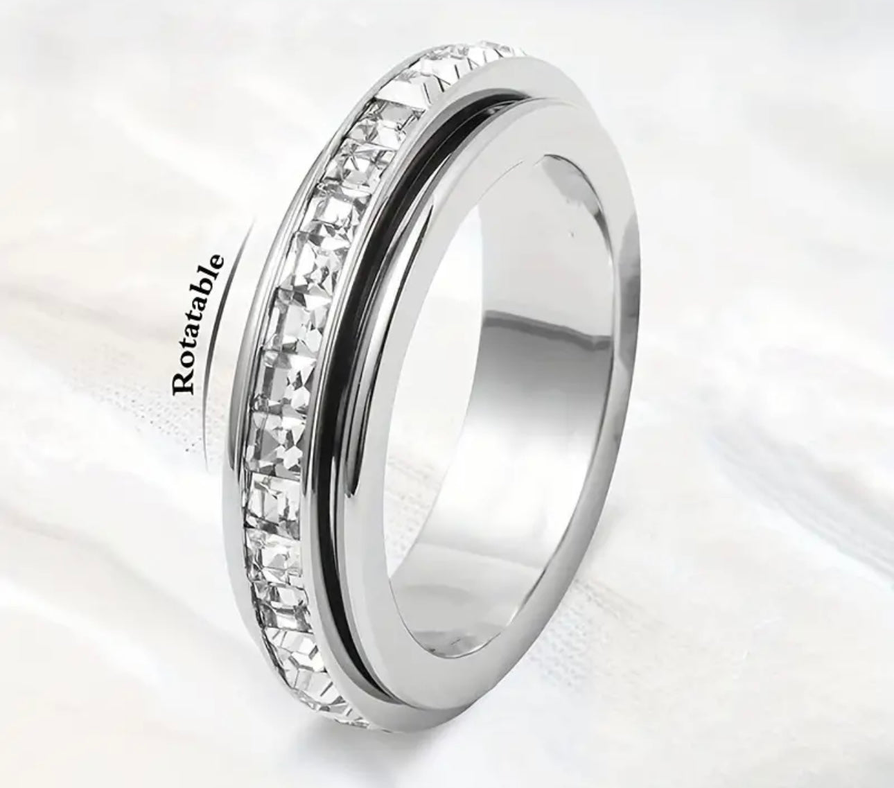 Fashionable Rings including Adjustable Fidget Rings