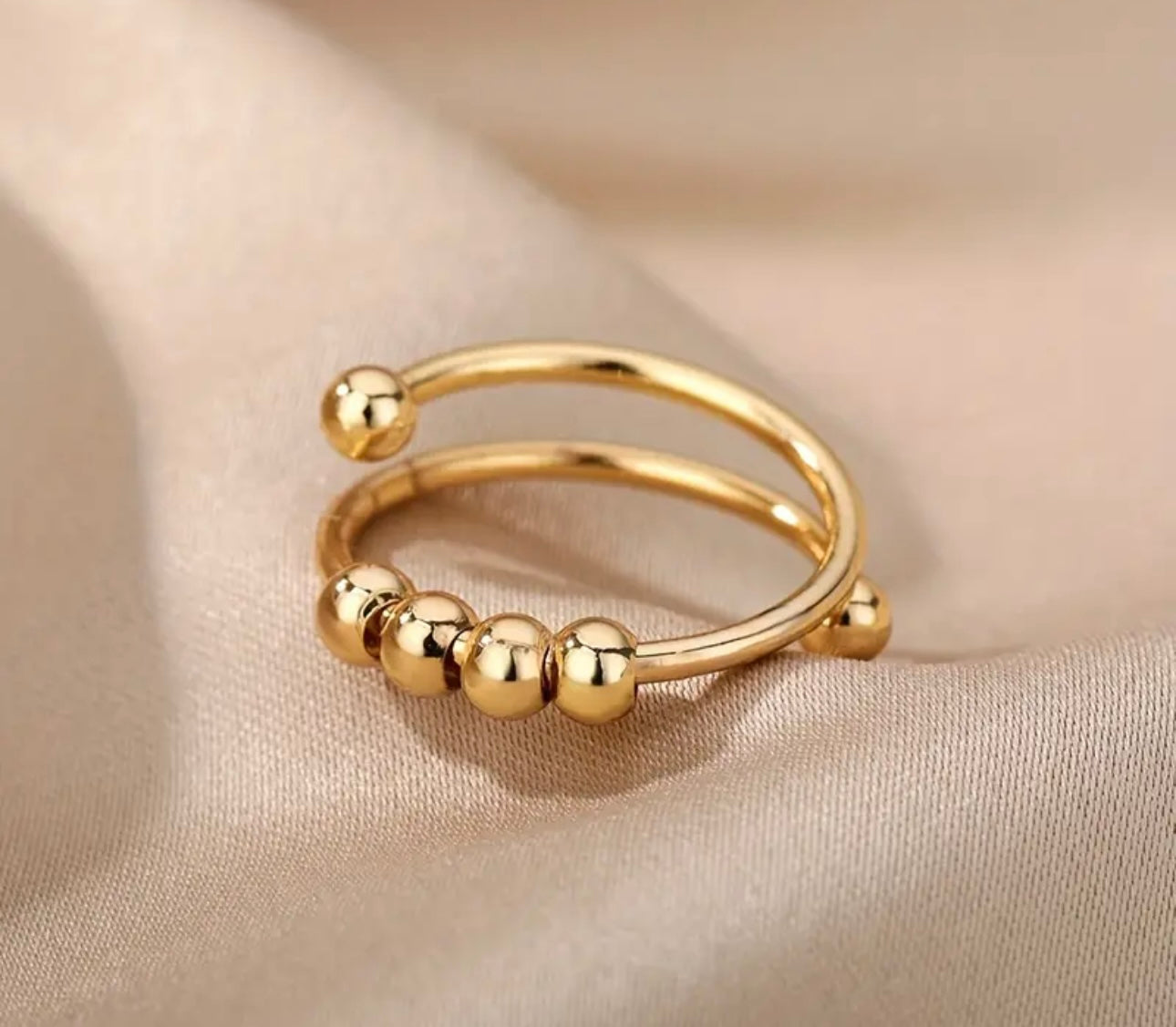 Fashionable Rings including Adjustable Fidget Rings
