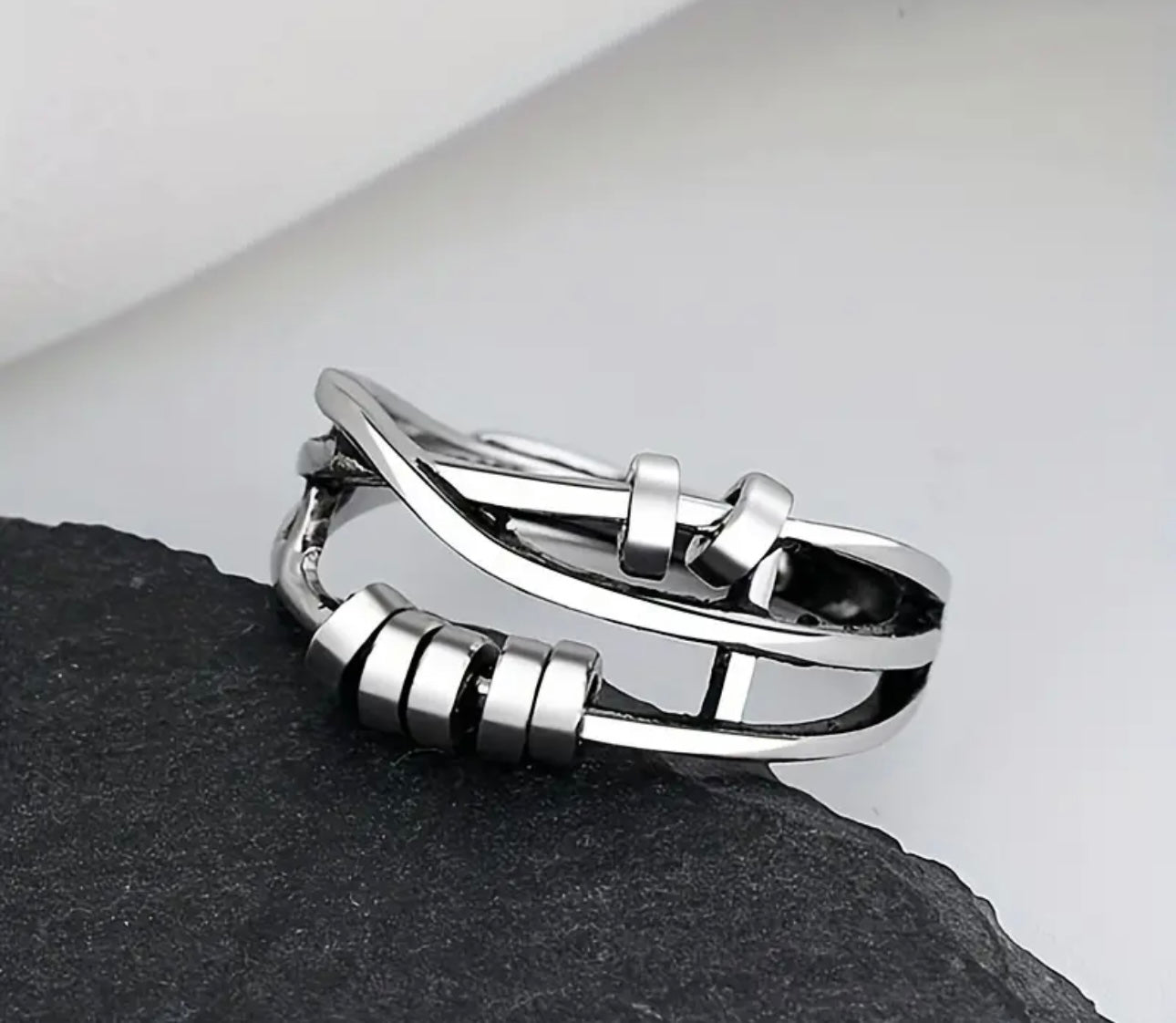 Fashionable Rings including Adjustable Fidget Rings