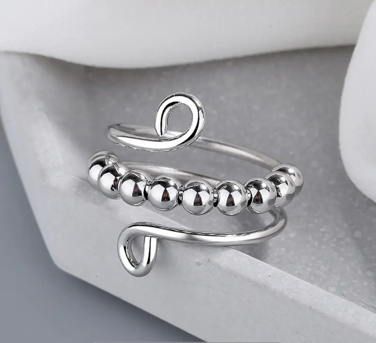 Fashionable Rings including Adjustable Fidget Rings