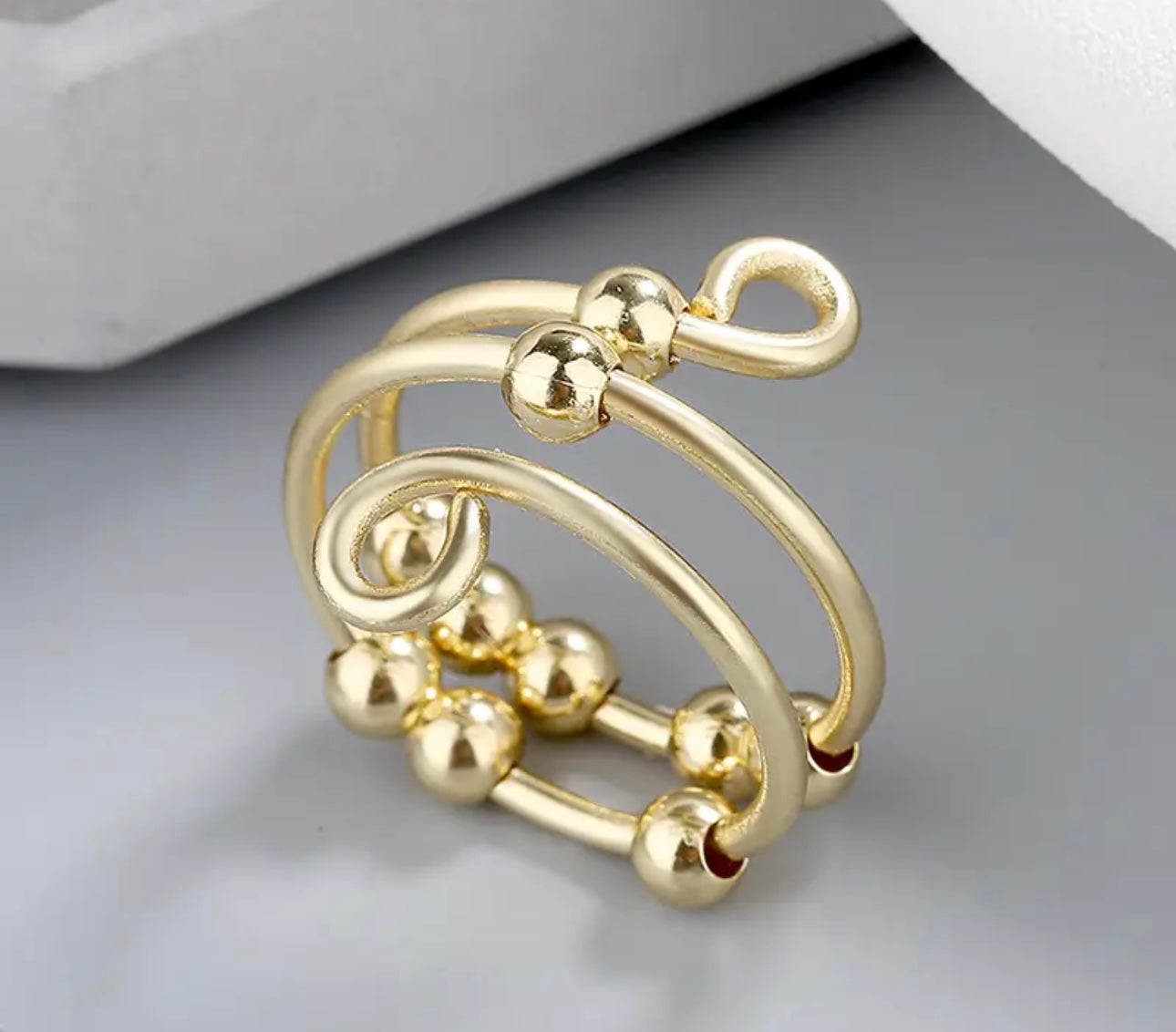 Fashionable Rings including Adjustable Fidget Rings