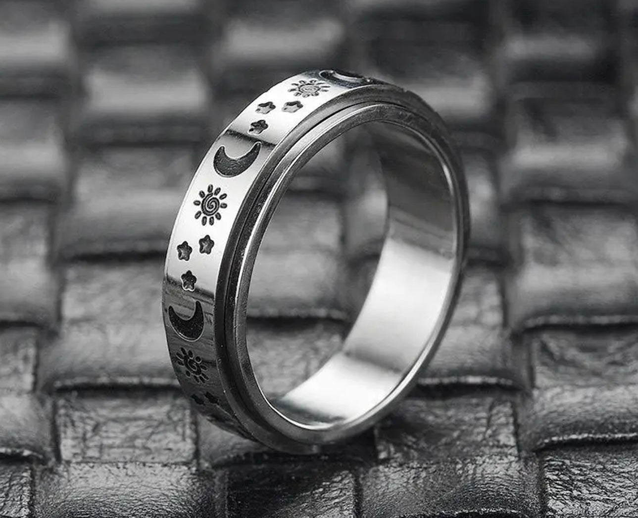 Fashionable Rings including Adjustable Fidget Rings