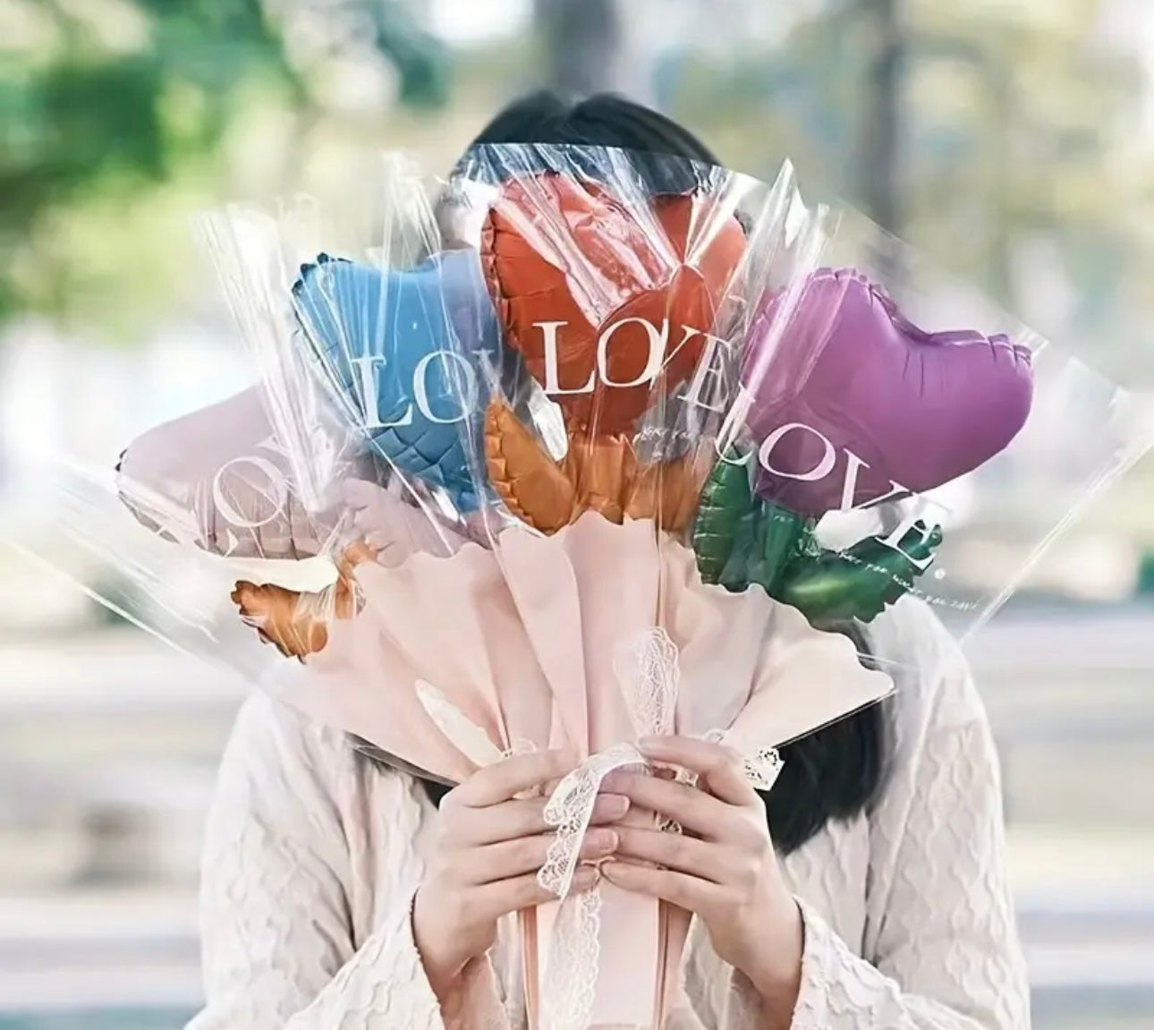Heart-Shaped Love Flowers