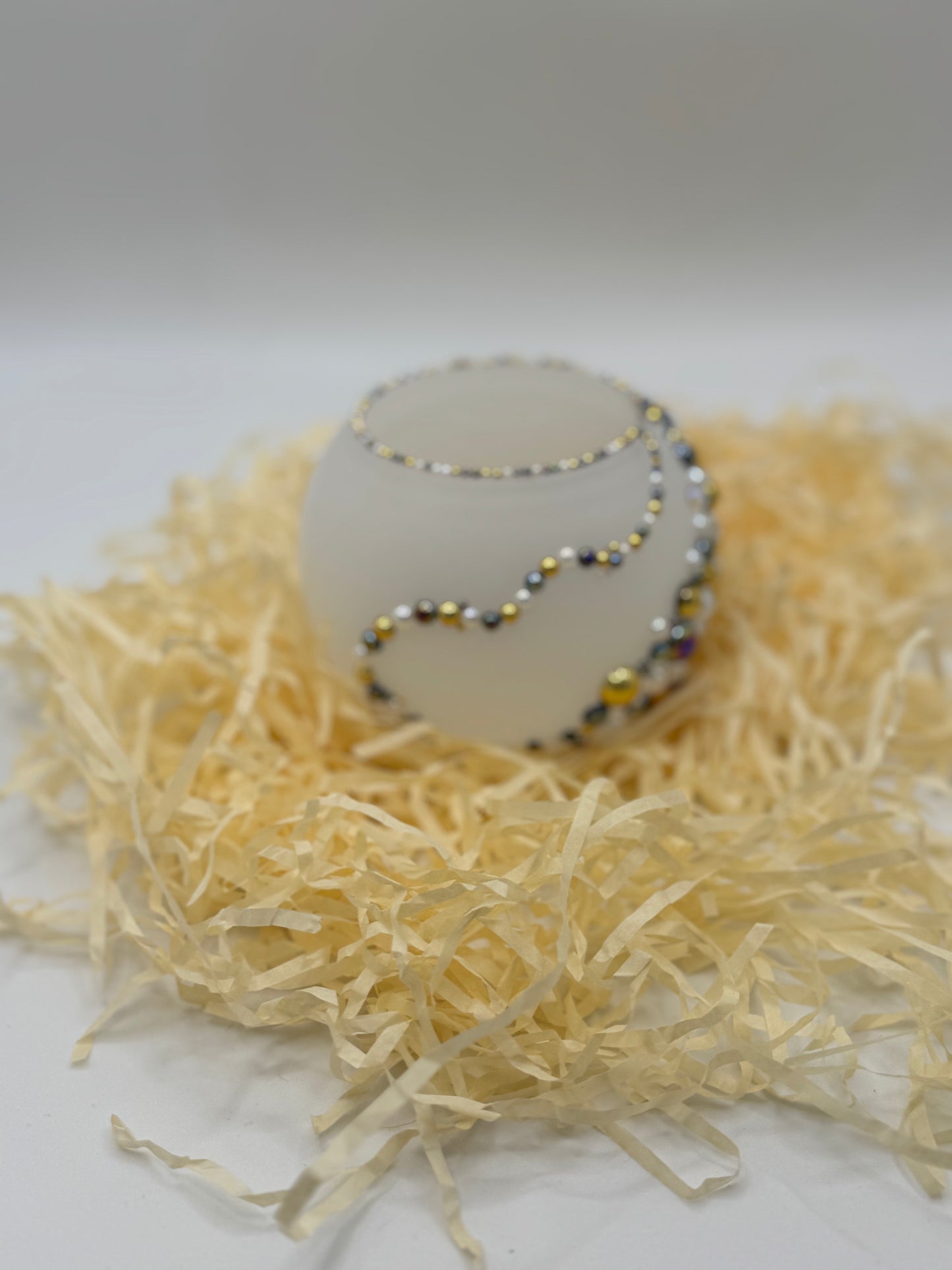 Hand Decorated Glass Tealight Holders BY MOO LUXE