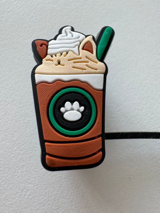 Coffee Cup Straw Toppers