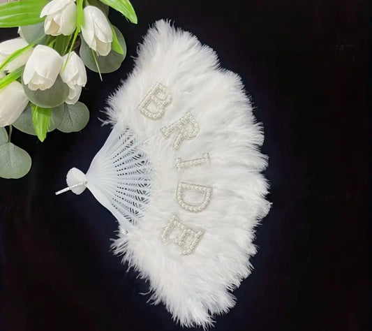 Bridal Feather Fans
