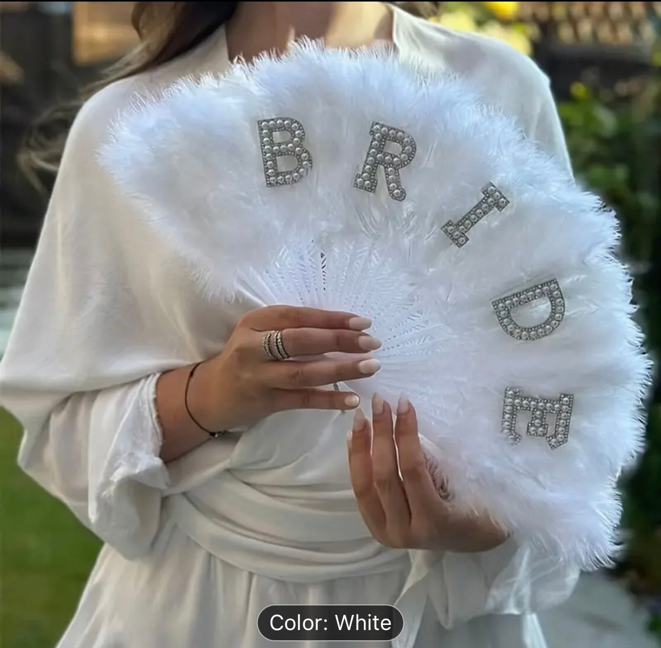 Bridal Feather Fans