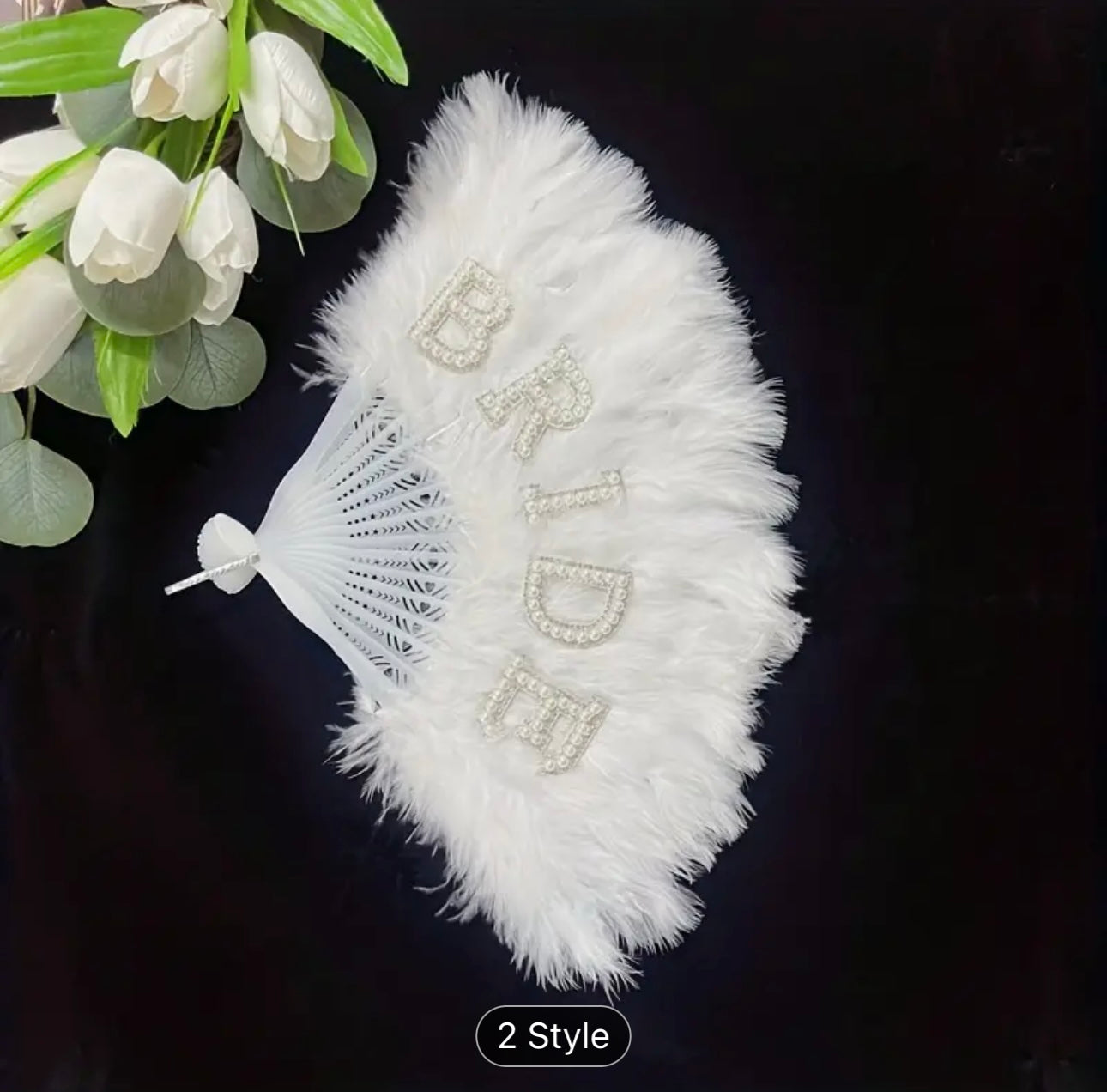 Bridal Feather Fans