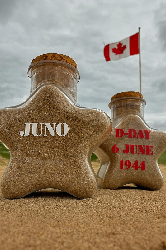 D Day Memorial Sand Bottles
