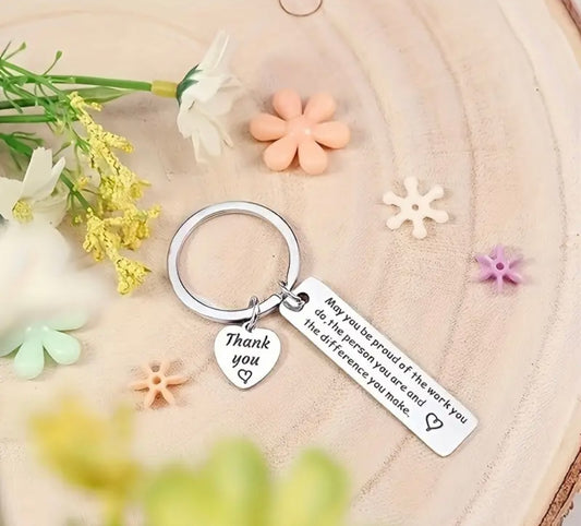 'Proud of Your Work' Keyring - Appreciation Gift