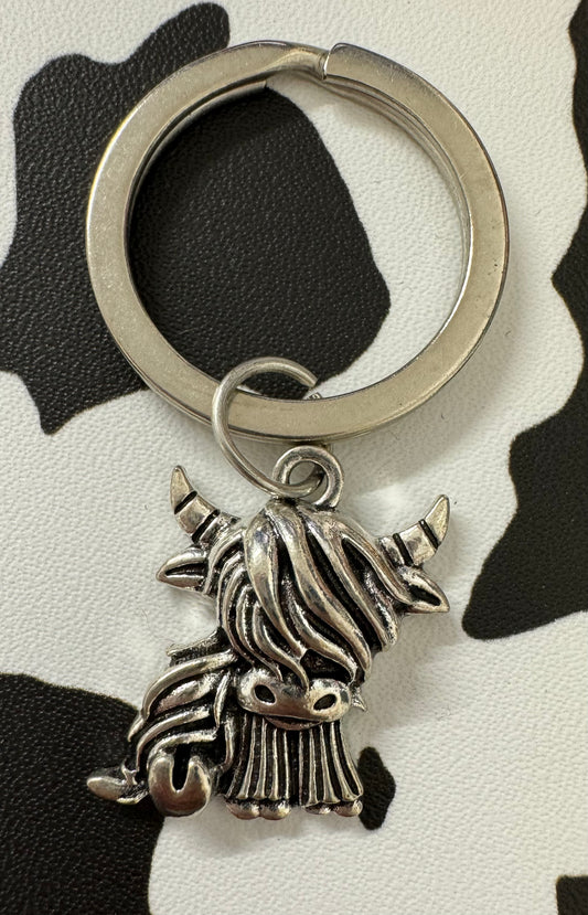 Highland Cow Keyring