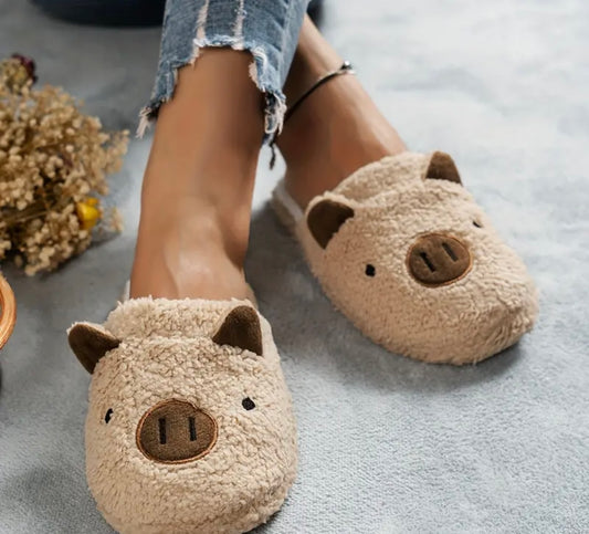 Cute Cartoon Pig Slippers
