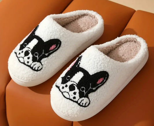 Cute Cozy French Bulldog Slippers