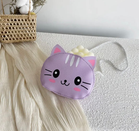 Small Children's Cat Face Handbag