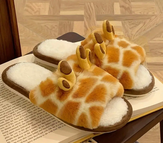 Cute Giraffe Slippers