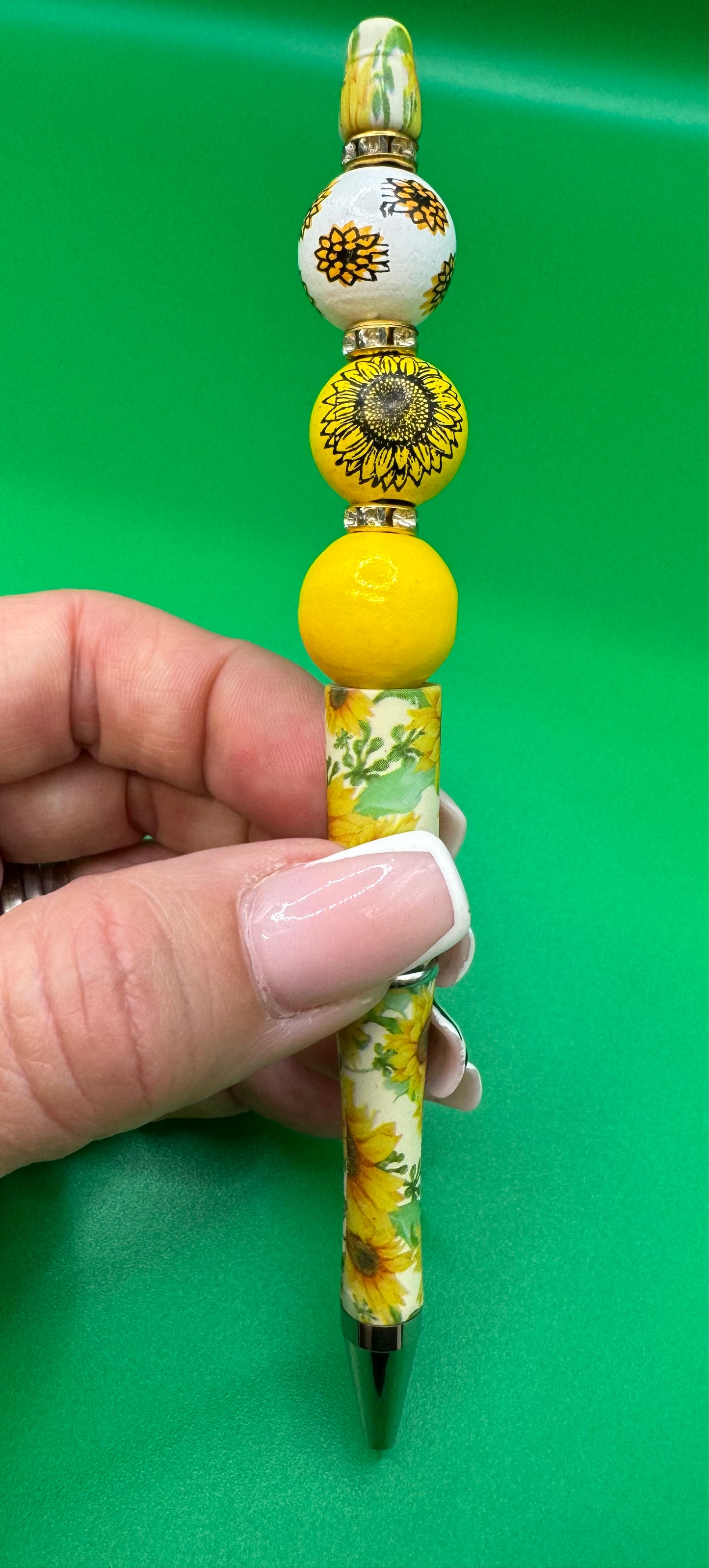 Sunflower Beaded Pens