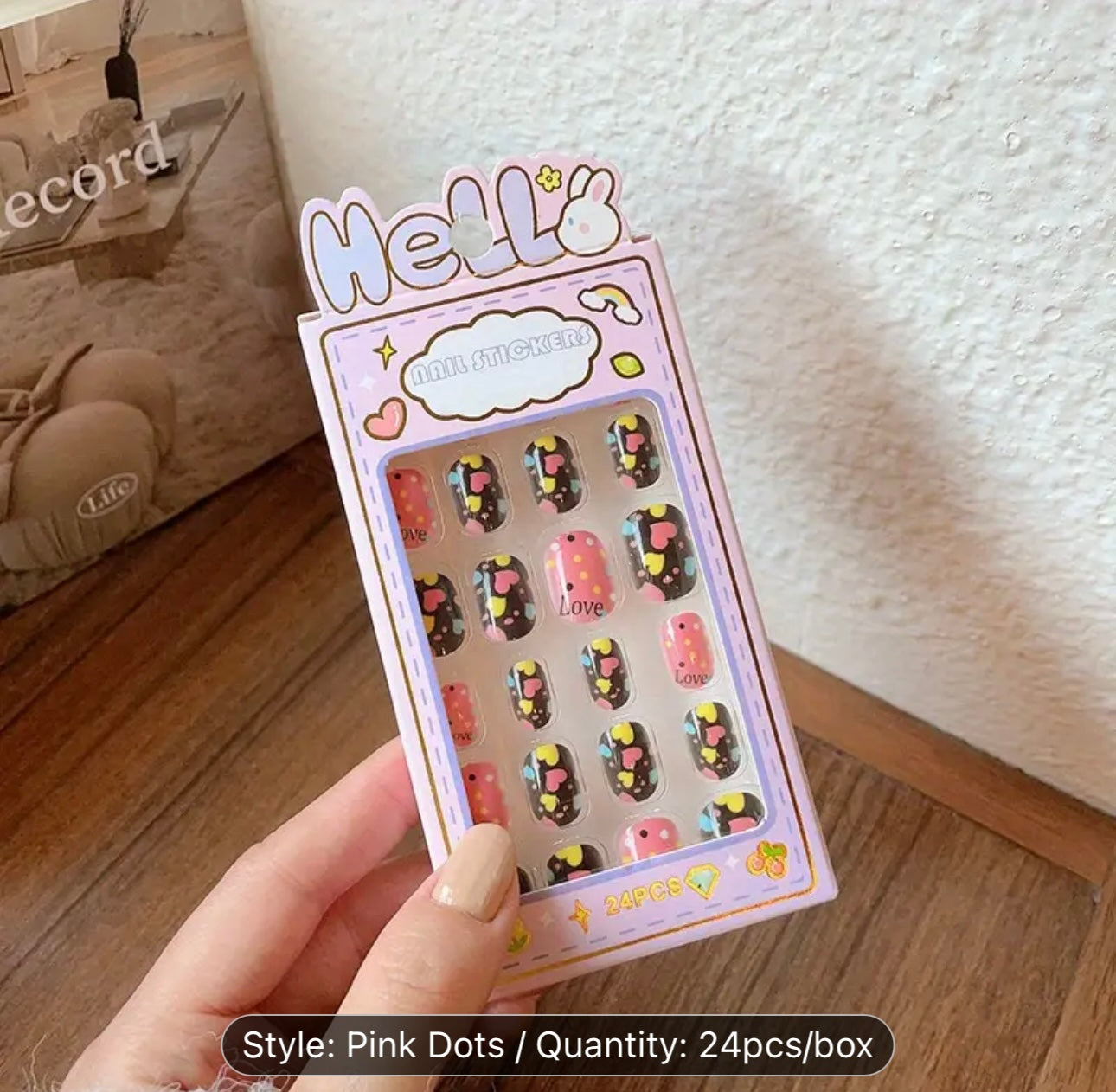 12 or 24 pcs Short Oval False Nails