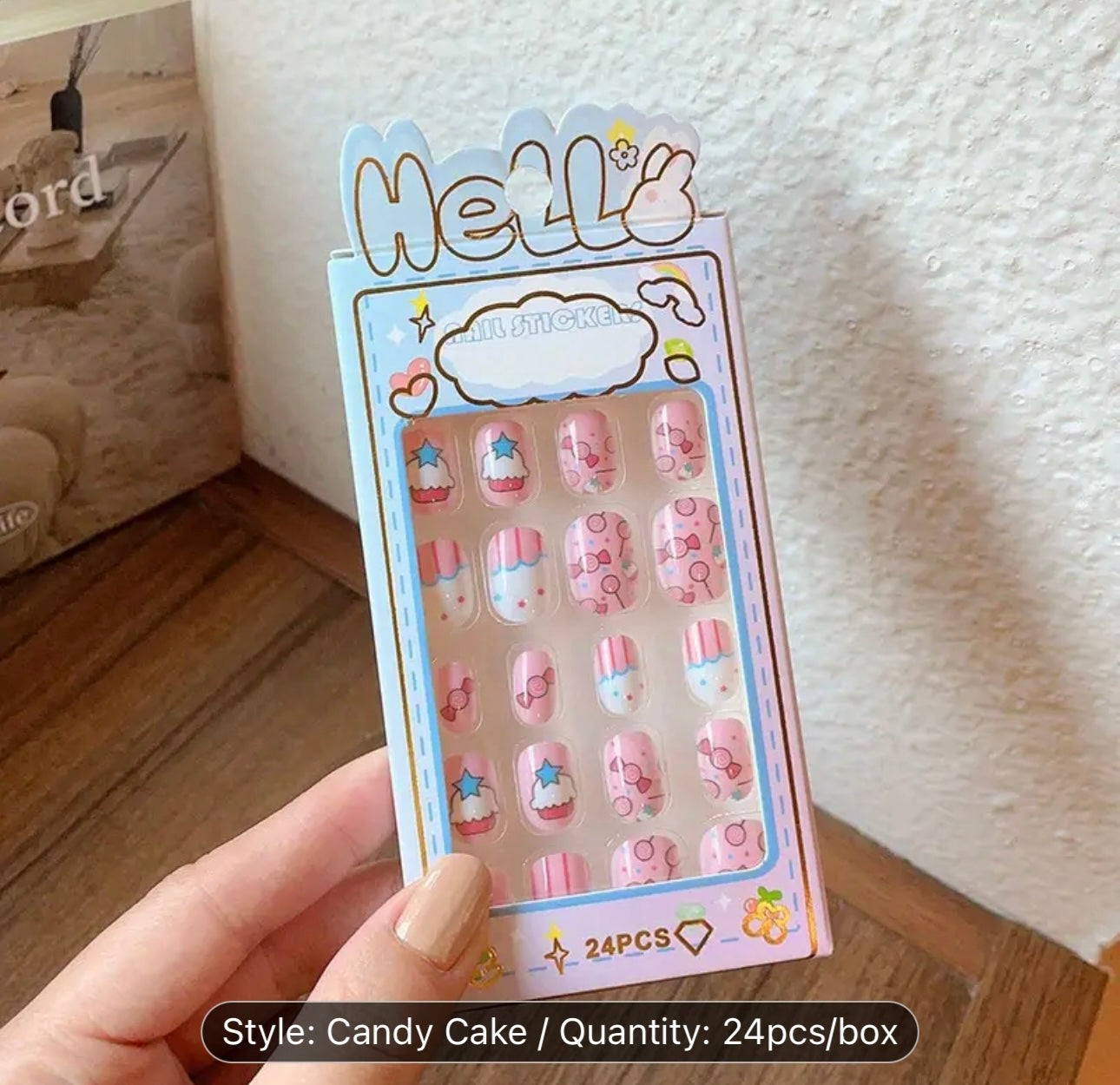 12 or 24 pcs Short Oval False Nails