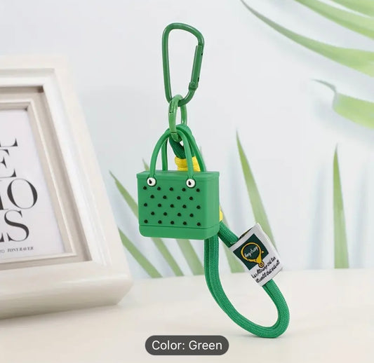 'EVA Beach Bag' Keychain Bracelet