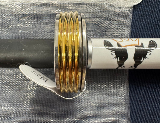 Vintage Style Stainless Steel Fidget Rings 2