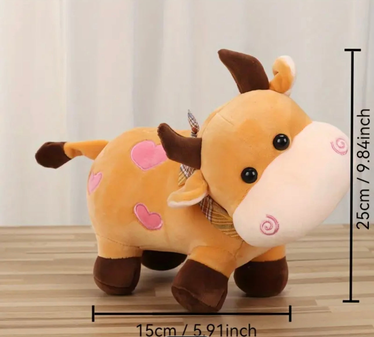 Adorable Farm Cow Plushie Toy