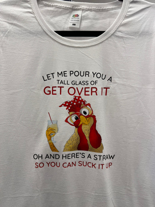 Ladies/Girls T Shirts Pre Printed