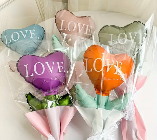 Heart-Shaped Love Flowers