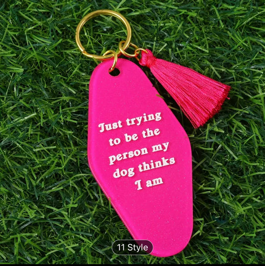 Motel Keychain