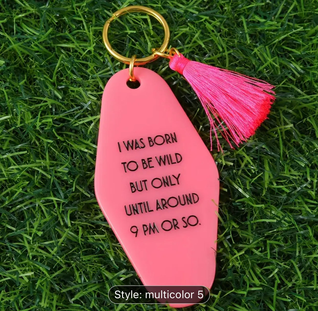 Motel Keychain