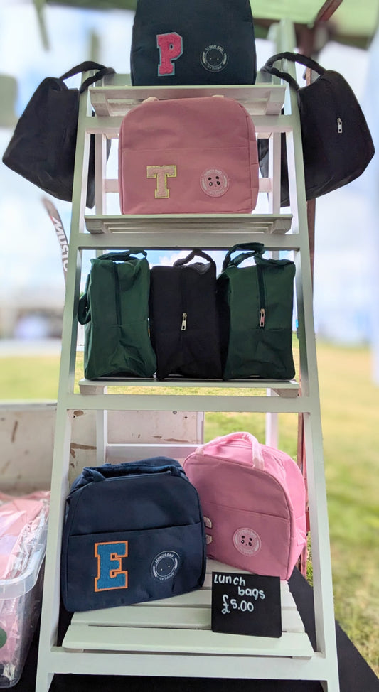 Leakproof Insulated Lunch Bag with Initial